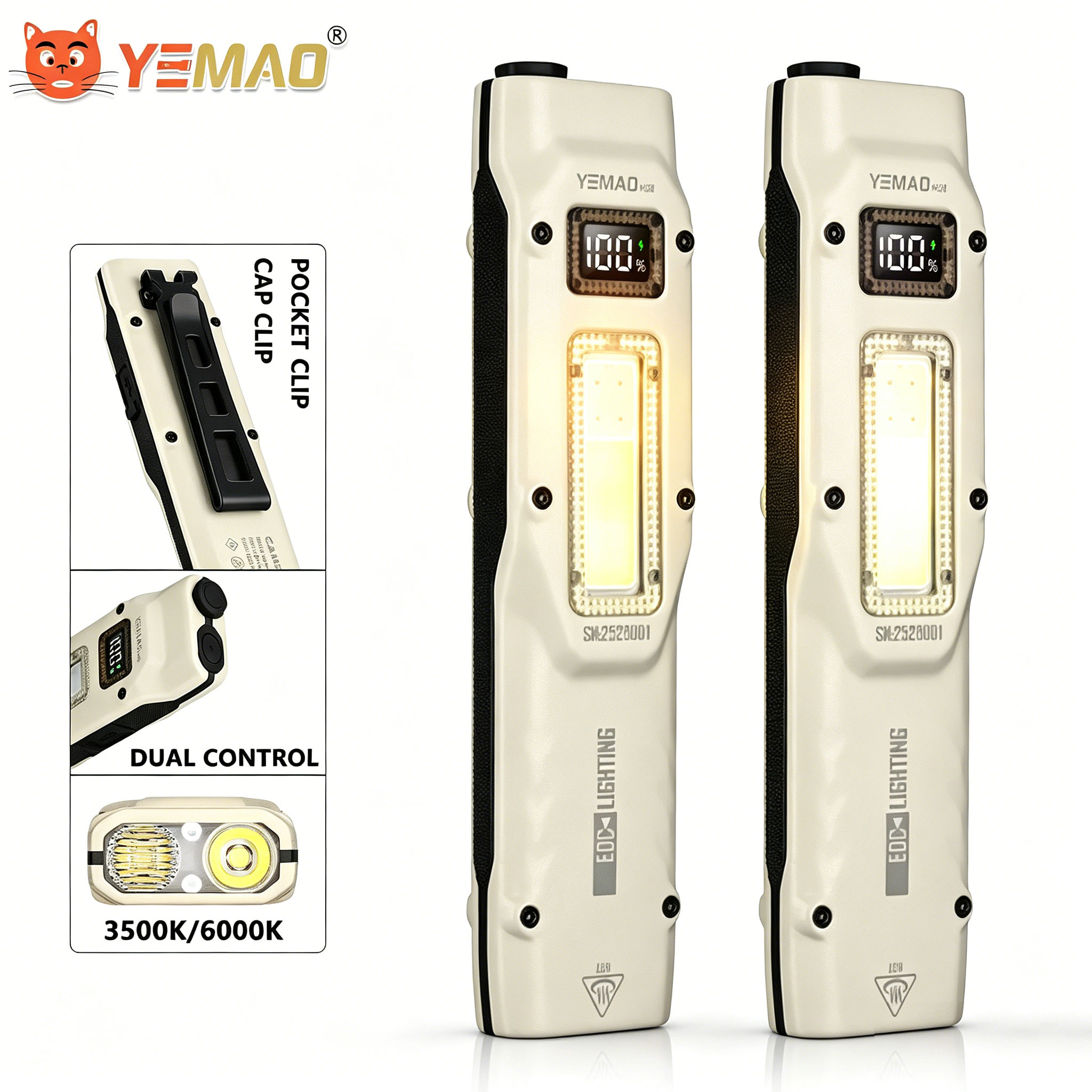 Outdoor Adventure Trips - 휴대용 880LM YEMAO M28 양방향 클램프