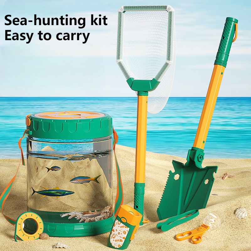 Outdoor Adventure Hunt - 바다 잡기 장난감 세트, 해변 놀이