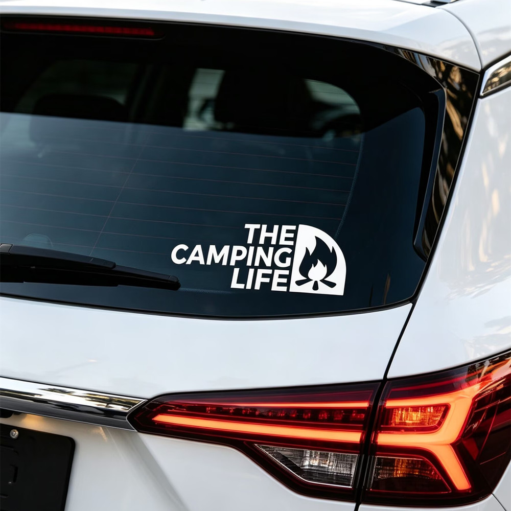 Outdoor Adventure Enthusiast - 재미있는 캠핑 모험 비닐 데칼, RV