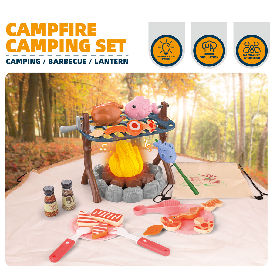 Outdoor Adventure Toys - 어린이 야외 모험 도구 세트 캠프파이어와