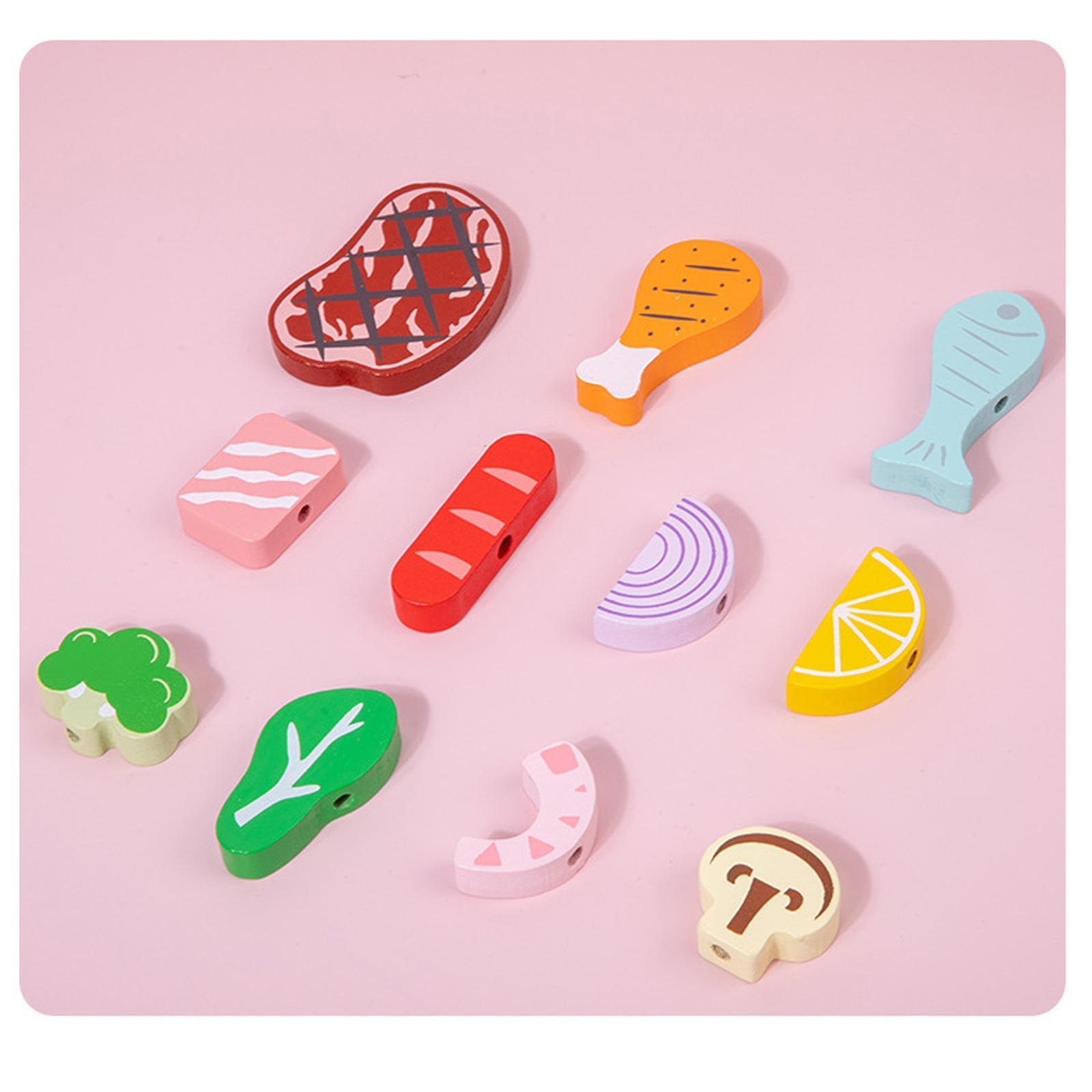 Outdoor Adventure Toys - 어린이용 나무 바베큐 놀이세트 - 야외