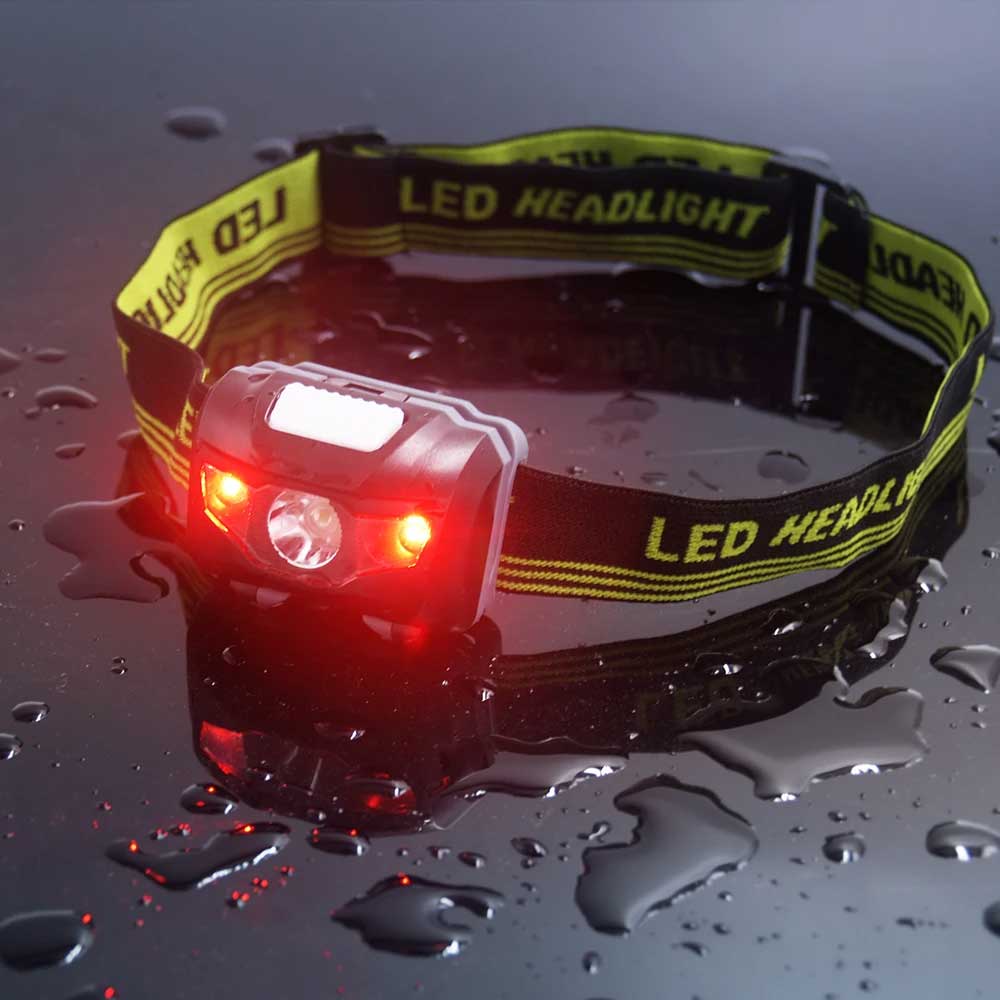 흰색 빨간색 LED 헤드라이트 사용 AAA 헤드램프 야 - Outdoor Adventure Hunt 리뷰 및 가격