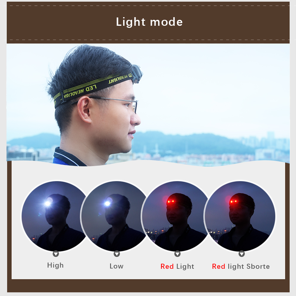 흰색 빨간색 LED 헤드라이트 사용 AAA 헤드램프 야 - Outdoor Adventure Hunt 리뷰 및 가격