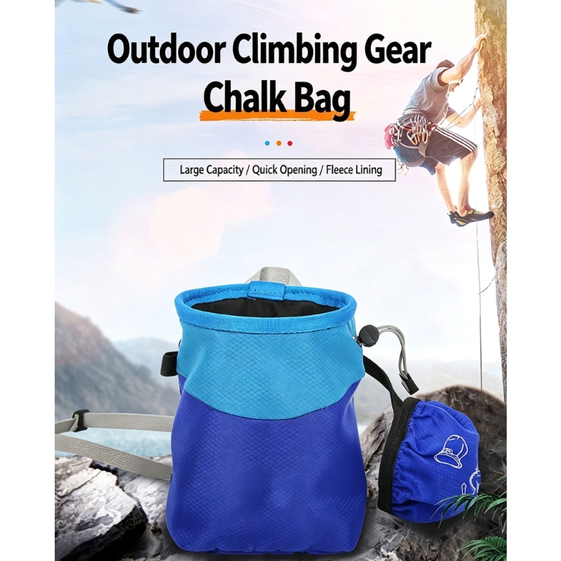 암벽 등반 연습 및 체육관 사용을 위한 코드 상단, 착 - Chalk Bag Bouldering 리뷰 및 가격