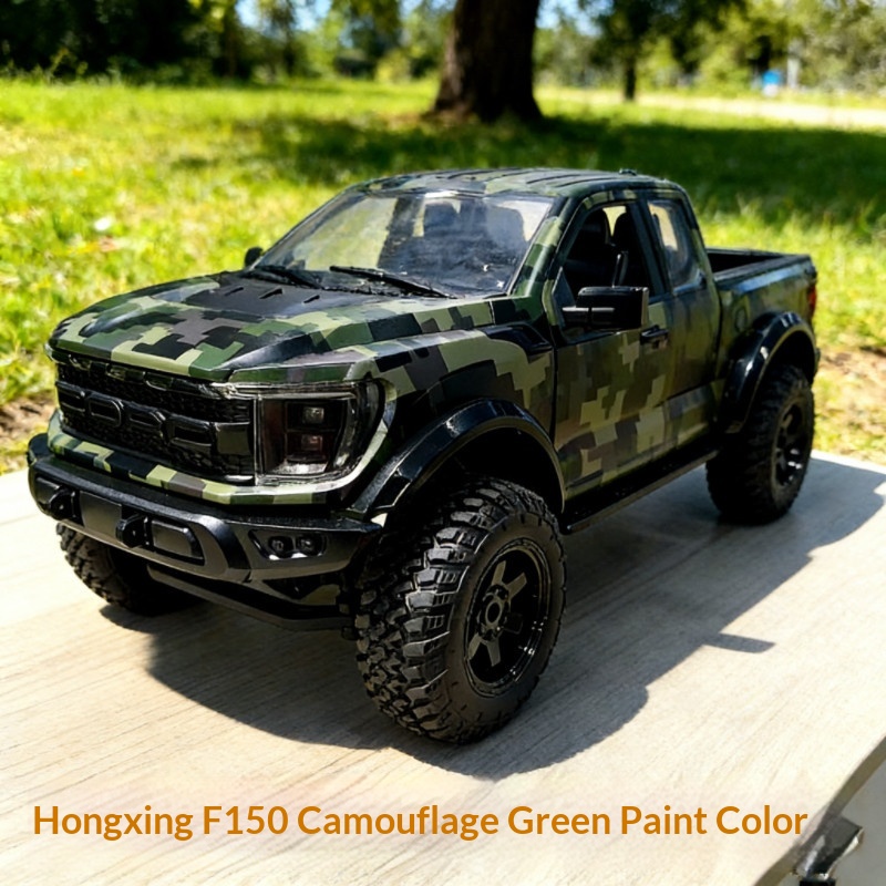 홍싱 F150 RC 크롤러 신형 위장 녹색 페인트 오프 - Outdoor Adventure Enthusiast 리뷰 및 가격