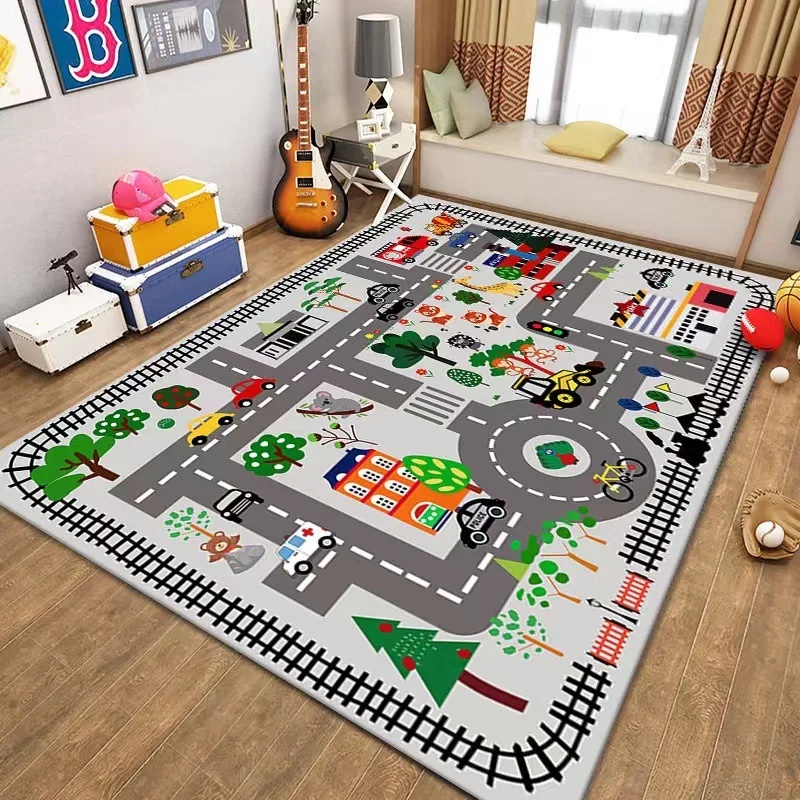 알록달록한 어린이 도시 지도 놀이 매트 카펫 도로 교통 - Outdoor Adventure Toys 리뷰 및 가격