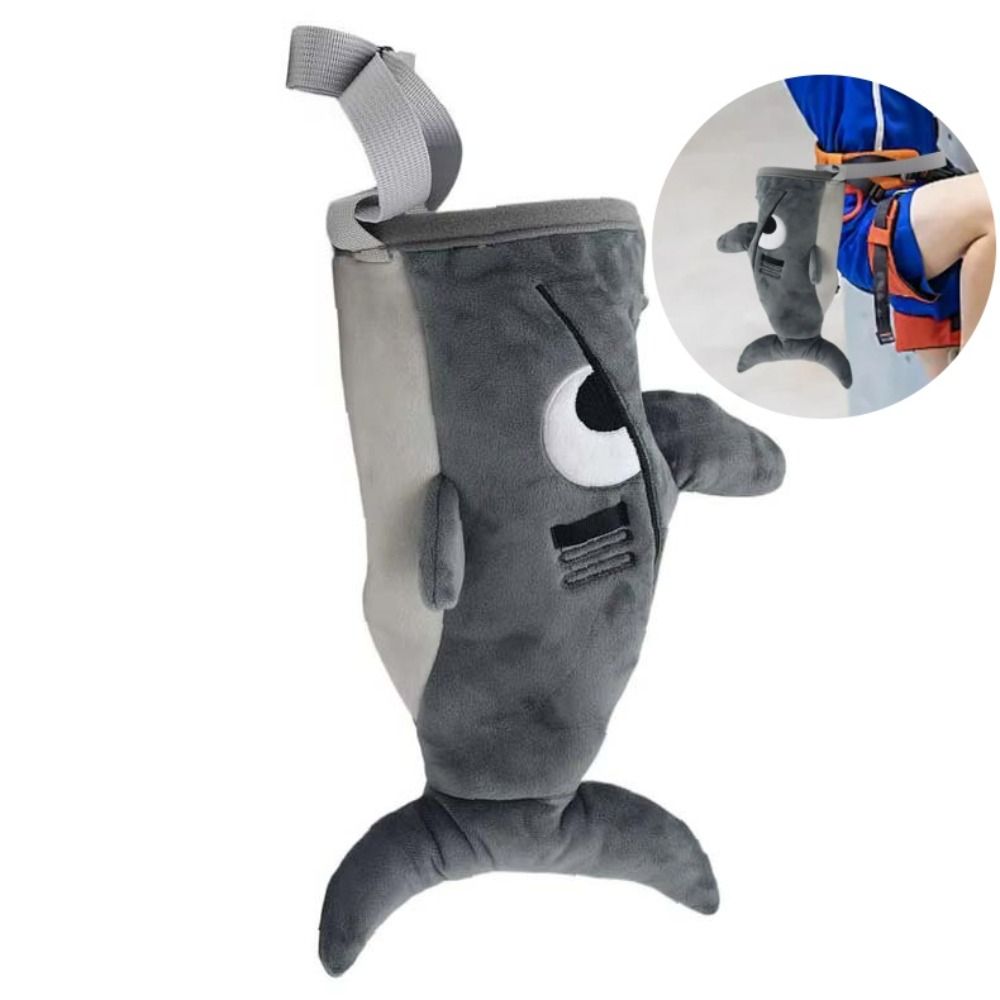 플란넬 샤크 초크백 봉제인형 암벽등반 가방 볼더링 그레 - Chalk Bag Bouldering 리뷰 및 가격