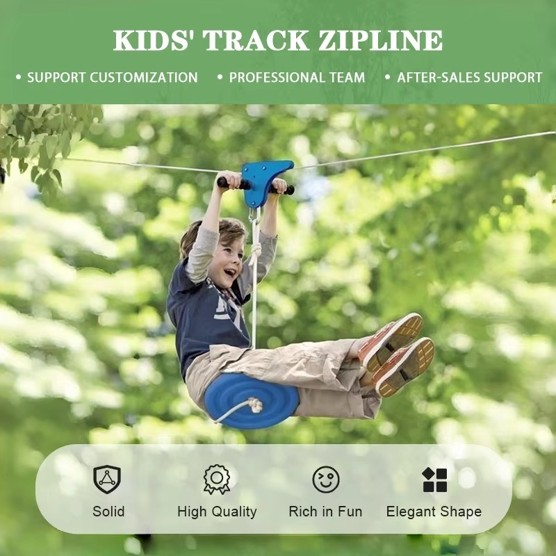 지퍼라인 게임 세트, 튼튼한 시트와 풀리가 있는 야외  - Outdoor Adventure Ziplines & Waterfall 리뷰 및 가격